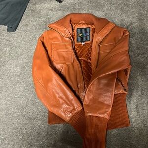 Superior New York Vintage leather coat